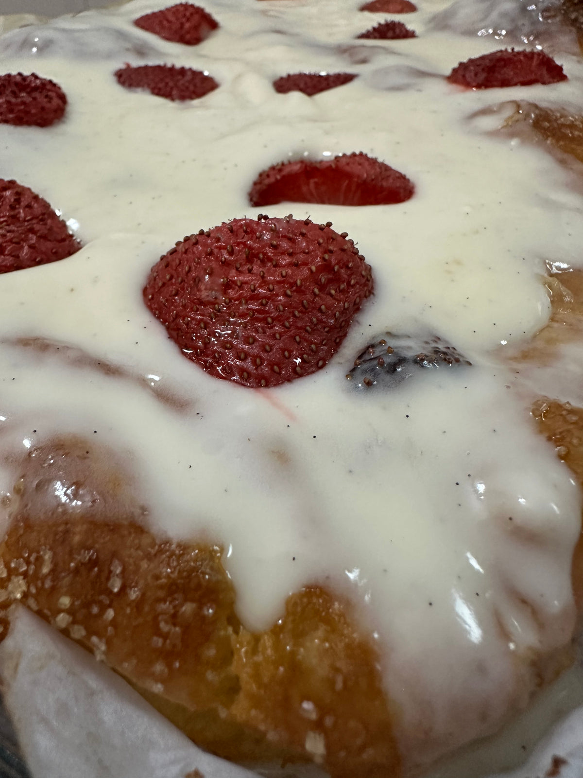 Strawberries & Cream Focaccia | Recipe PDF